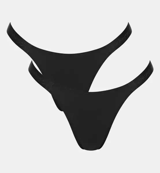 Sloggi 2-pack dames tangaslips - Go Casual - Hoog opgesneden katoenen tanga slip Sloggi 2-pack dames tangaslips - Go Casual - Hoog opgesneden katoenen tanga slip