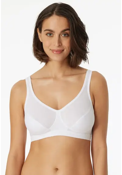 Schiesser 2-pack Bustier top met cups - Bralette Schiesser 2-pack Bustier top met cups - Bralette