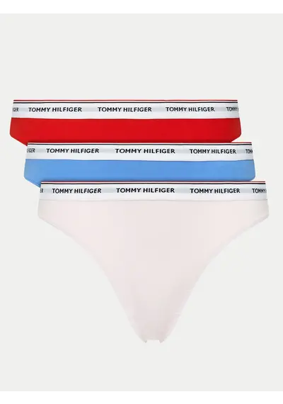Tommy Hilfiger 3-Pack Dames Strings - Thong - Summer Tommy Hilfiger 3-Pack Dames Strings - Thong - Summer