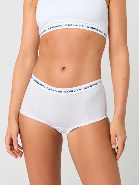 Bjorn Borg 2-pack dames boxershorts - Core Logo - Katoenen dames onderbroeken Bjorn Borg 2-pack dames boxershorts - Core Logo - Katoenen dames onderbroeken