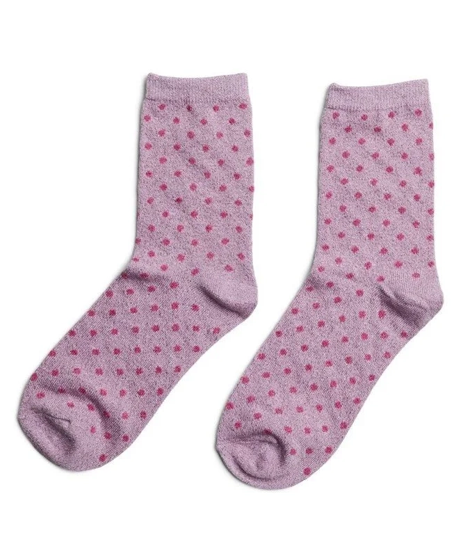 Pieces dames sokken 1-pack - Dots - Vrolijke en leuke dames sokken met stippel print