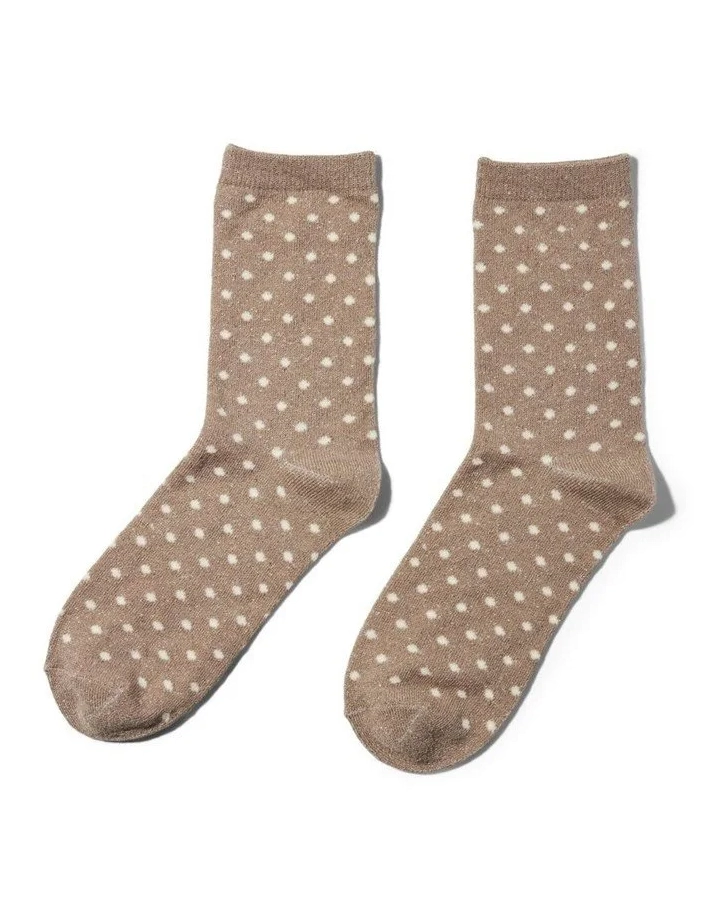 Pieces dames sokken 1-pack - Dots - Vrolijke en leuke dames sokken met stippel print