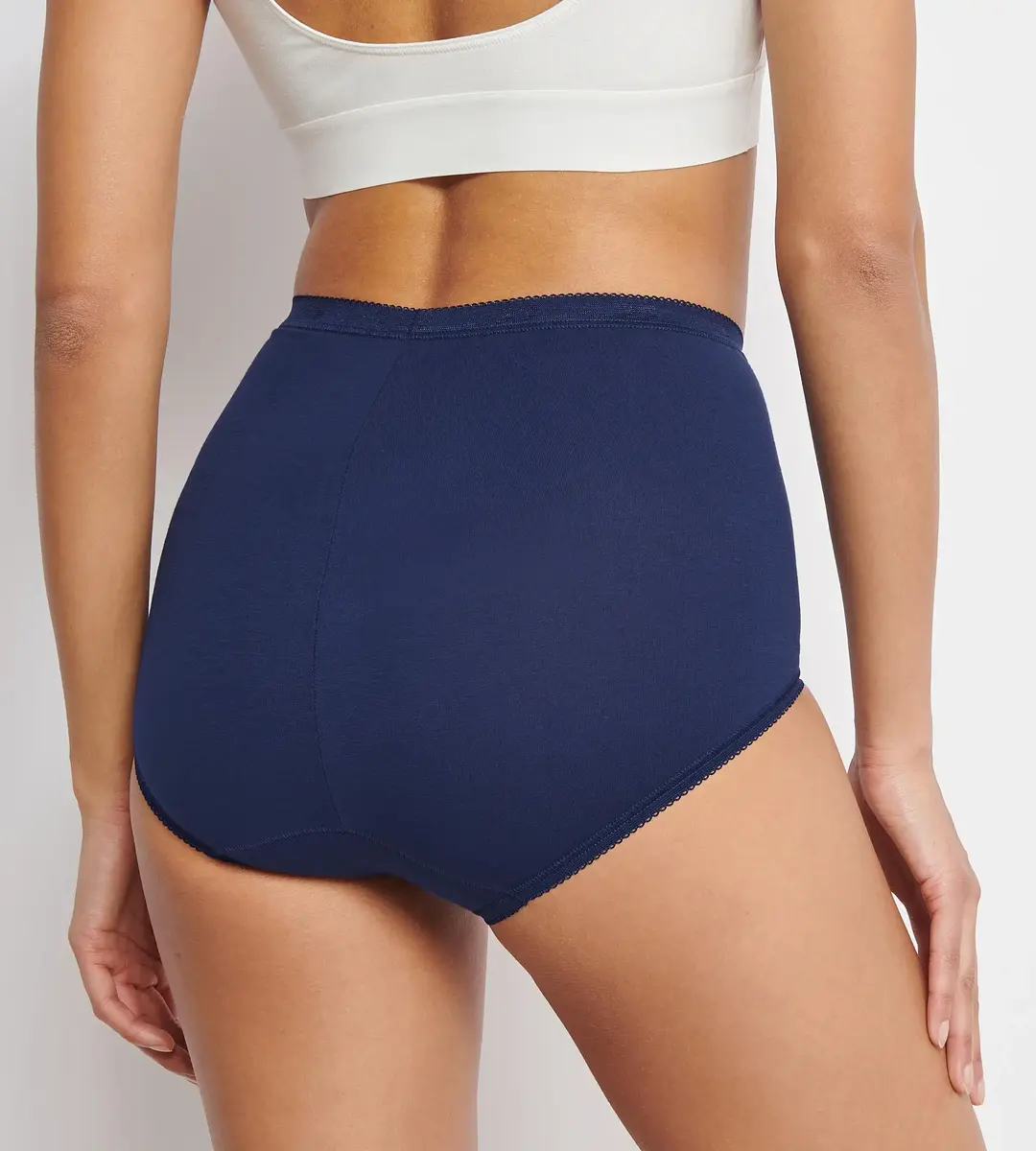 Sloggi 4-pack dames Basic Maxi slips - Blue Summer - katoenen dames taille onderbroeken Sloggi 4-pack dames Basic Maxi slips - Blue Summer - katoenen dames taille onderbroeken