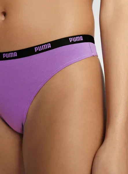 Puma 3-Pack dames strings - Katoen vrouwen strings Zwart - Wit - Combi Puma 3-Pack dames strings - Katoen vrouwen strings Zwart - Wit - Combi