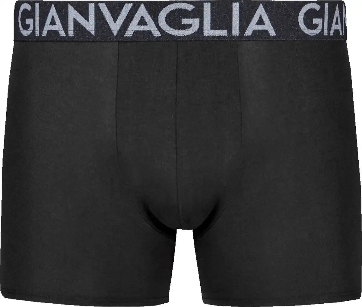 Gianvaglia 10-pack Heren boxershort katoen - Zwart - Elastisch katoenen heren ondergoed - Multipack voordeelverpakking