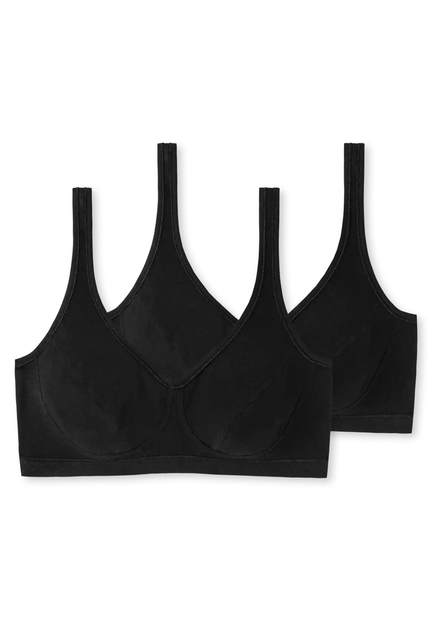 Schiesser 2-pack Bustier top met cups - Bralette