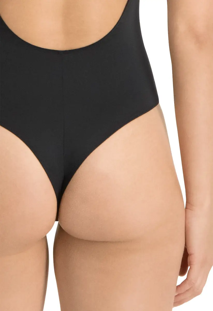 Puma naadloze body dames - Spaghetti bandjes - Zwarte bodysuit die niet doorschijnt