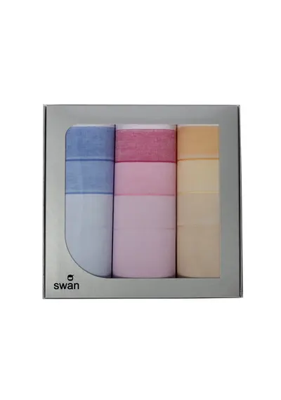 Swan 3 stuks Dames zakdoeken Wendy Swan 3 stuks Dames zakdoeken Wendy