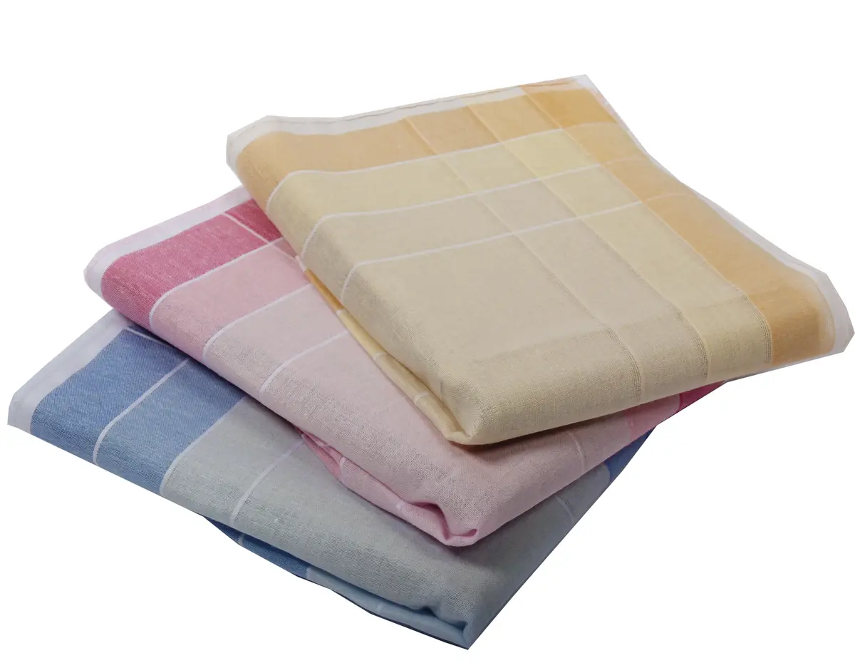 Swan 3 stuks Dames zakdoeken Wendy - Cadeauverpakking katoenen zakdoeken