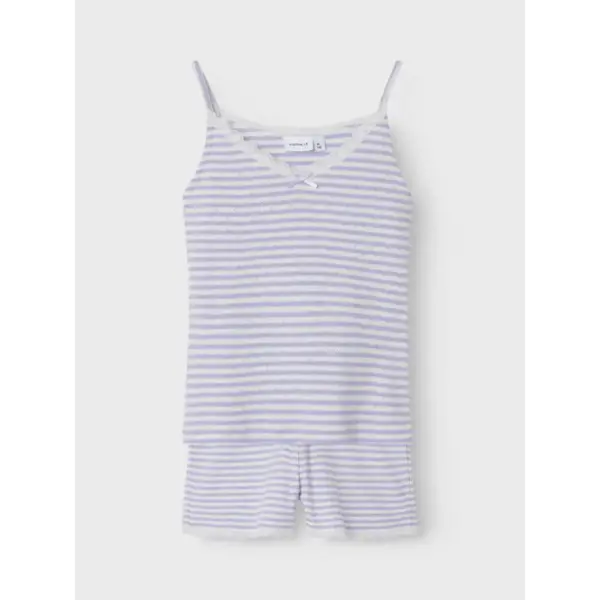 Name it meisjes pyjama set - Heirloom Lilac - Kinder shortama biologisch katoen Name it meisjes pyjama set - Heirloom Lilac - Kinder shortama biologisch katoen