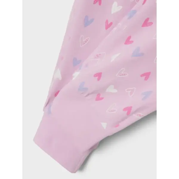 Name it roze meisjes pyjama - Pink Hearts - Katoenen pyjama
