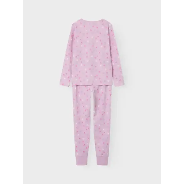 Name it roze meisjes pyjama - Pink Hearts - Katoenen pyjama