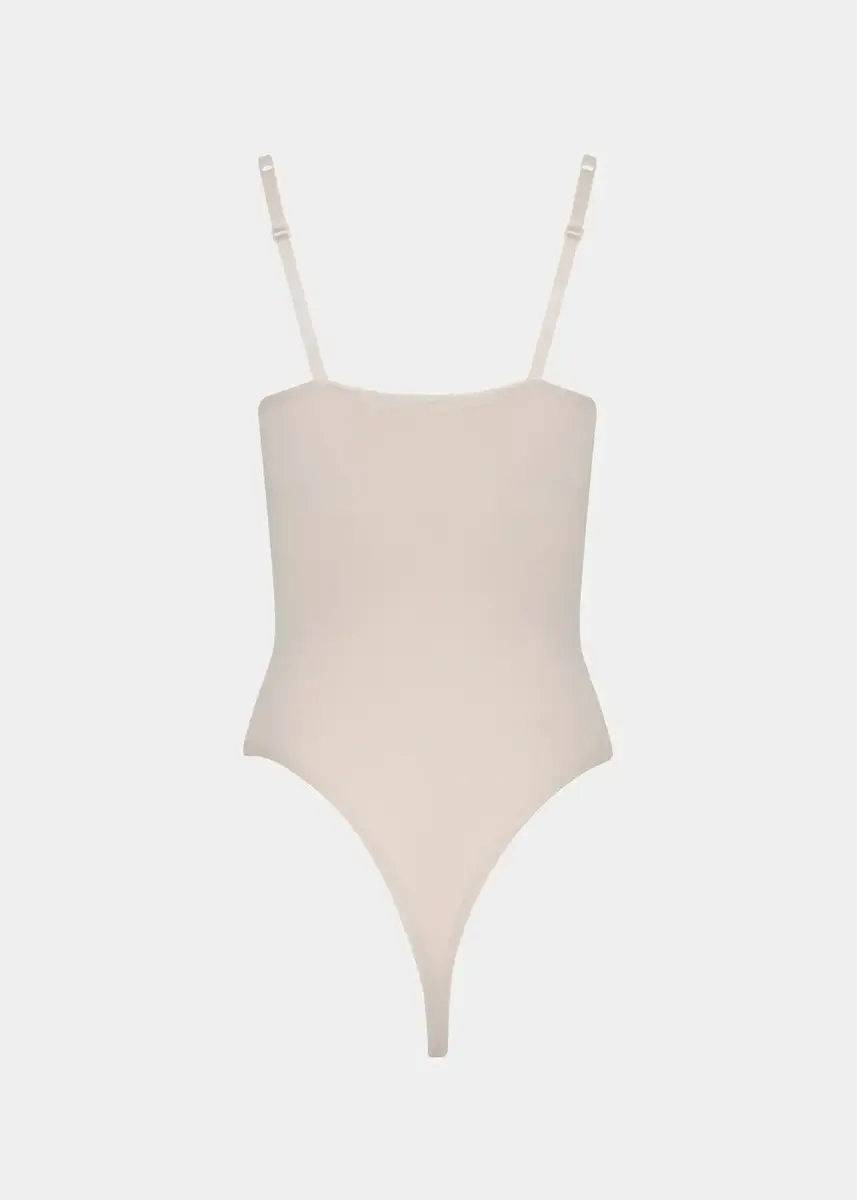 Magic corrigerende string Body - Body Soft - Buik corrigerende string body met spaghetti bandjes - Naadloos