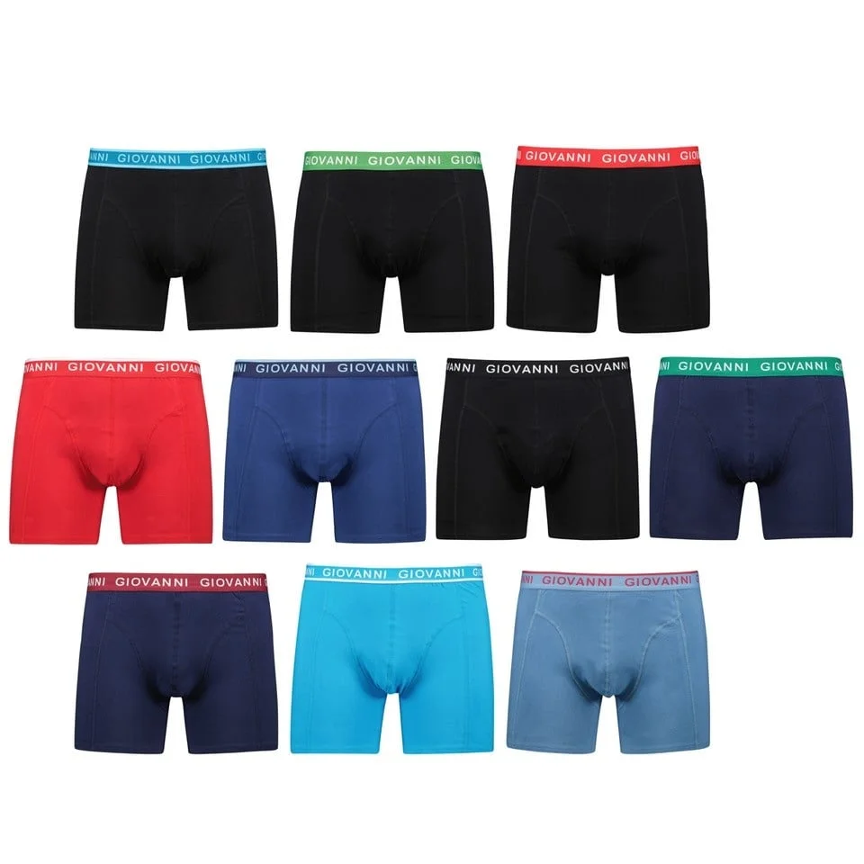 Giovanni 10-pak Jongens Boxershorts katoen - B35