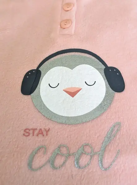 Cocodream fleece meisjes pyjama - "Pinguin Cool" - maat 128 Cocodream fleece meisjes pyjama - "Pinguin Cool" - maat 128