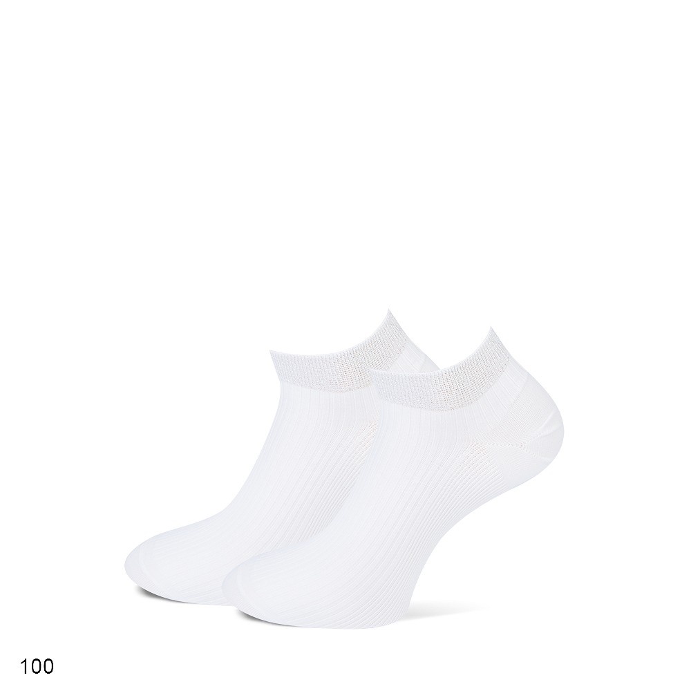 Marcmarcs 2 paar korte sneaker sokken - Glitter