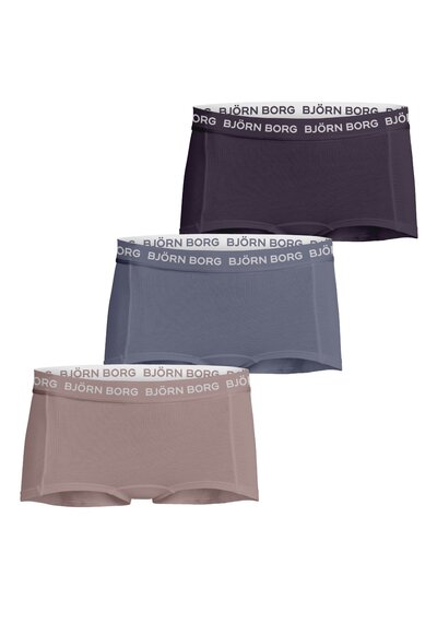 Bjorn Borg 3-Pack meisjes boxershort - minishorts - Donker combi Bjorn Borg 3-Pack meisjes boxershort - minishorts - Donker combi