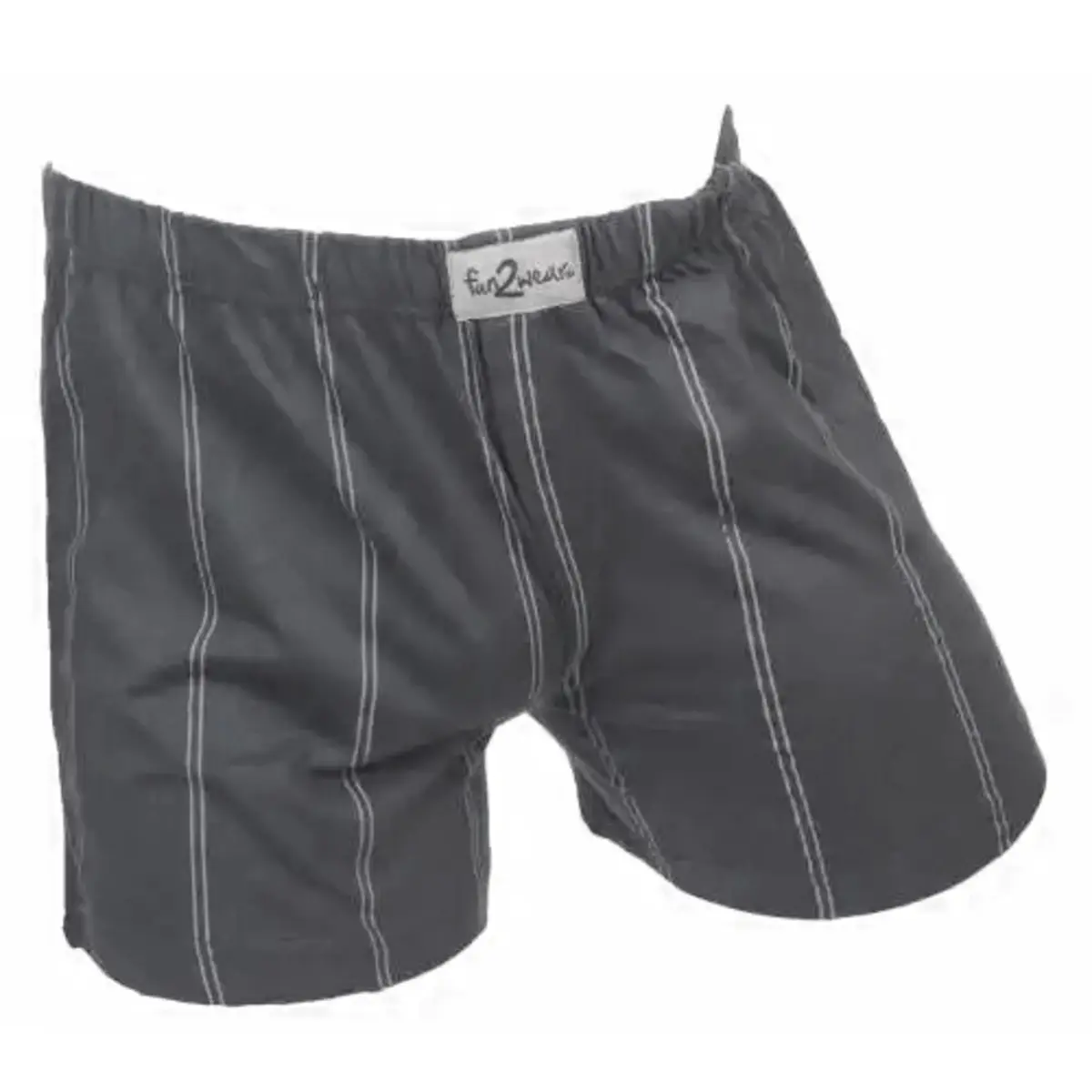 Funderwear-Fun2wear wijde heren boxershort krijtstreep - Katoenen losse boxershort met gulp Funderwear-Fun2wear wijde heren boxershort krijtstreep - Katoenen losse boxershort met gulp