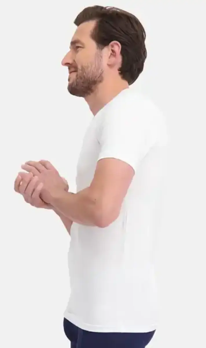 Bamboo Basics 2-pak heren T-shirts V-hals - slim fit - Vigo - Strakke Bamboe heren ondershirts Bamboo Basics 2-pak heren T-shirts V-hals - slim fit - Vigo - Strakke Bamboe heren ondershirts