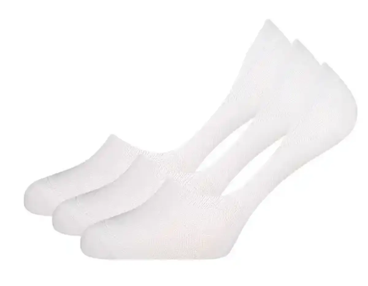 Bamboo Basics 6-paar invisible Footies Mika - Bamboe kousenvoetjes voor dames en heren - Met anti slip