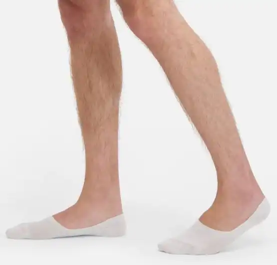 Bamboo Basics 6-paar invisible Footies Mika - Bamboe kousenvoetjes voor dames en heren - Met anti slip