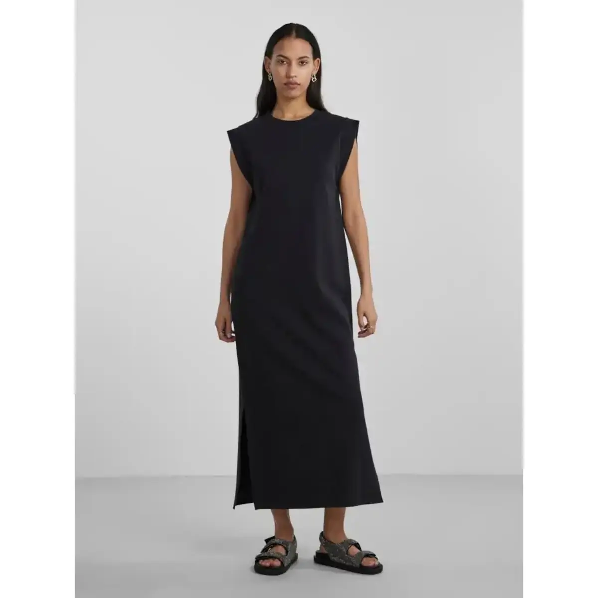 Pieces PCCHILLI Summer Sweat Dress - Loungewear Dress - Lang katoenen dames nachthemd Pieces PCCHILLI Summer Sweat Dress - Loungewear Dress - Lang katoenen dames nachthemd