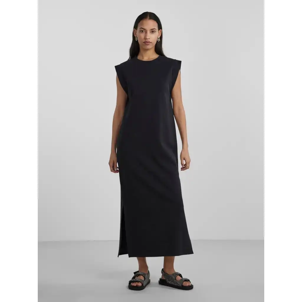 Pieces PCCHILLI Summer Sweat Dress - Loungewear Dress - Lang katoenen dames nachthemd