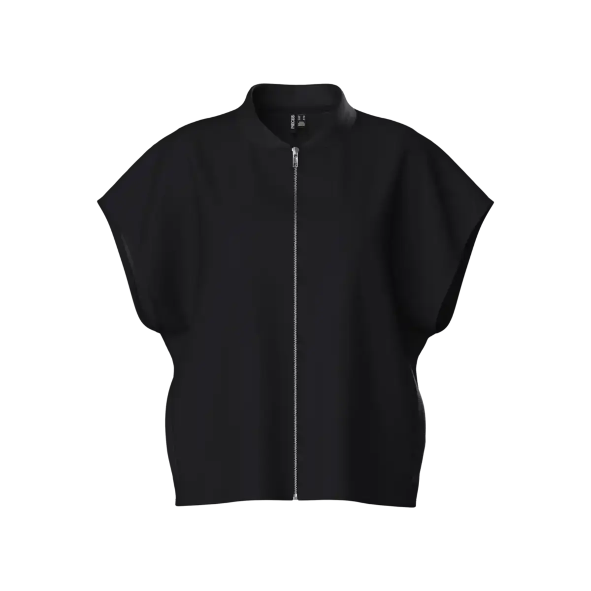Pieces lounge vest met rits - Zip sweat vest
