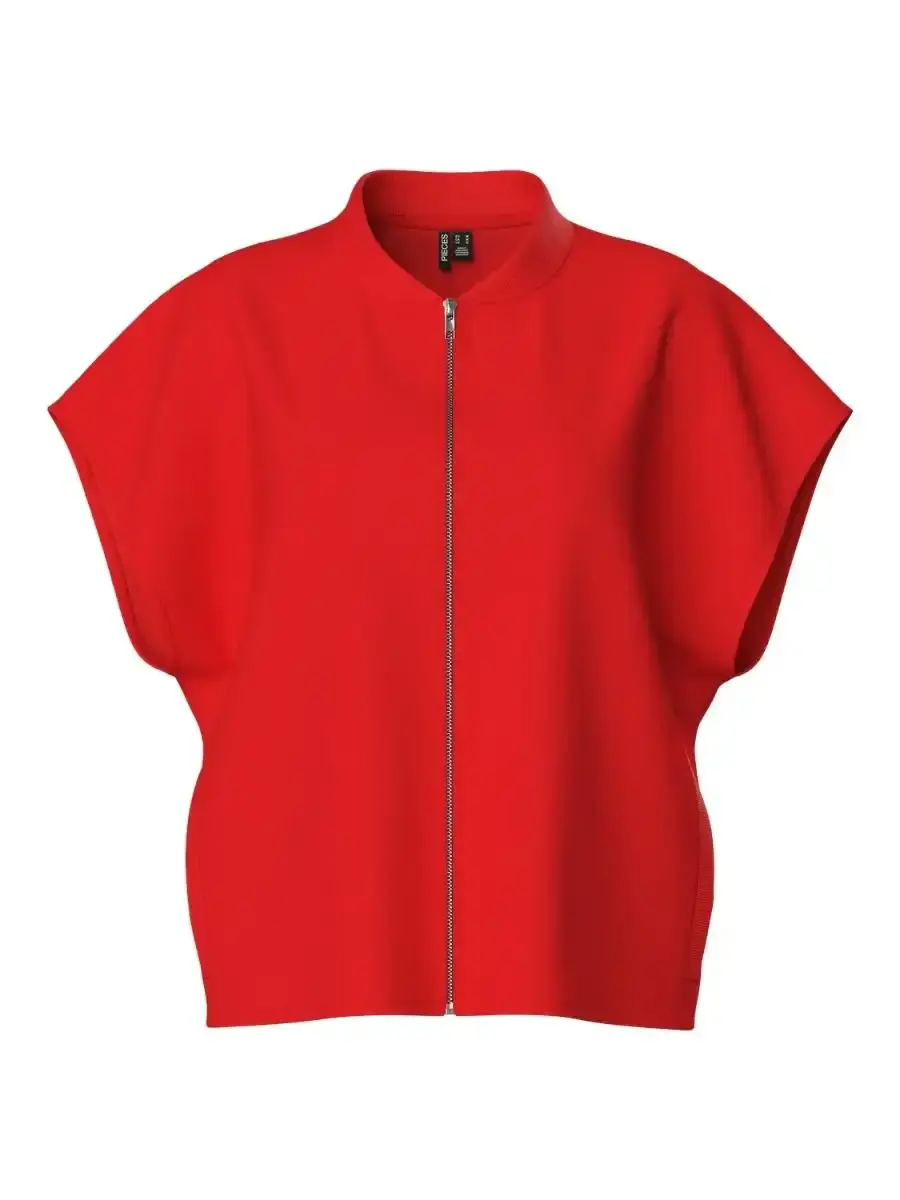 Pieces lounge vest met rits - Zip sweat vest Pieces lounge vest met rits - Zip sweat vest