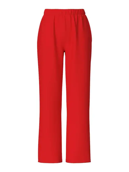 Pieces Summer wide pants dames - Loungewear broek - Katoenen lange pyjamabroek dames