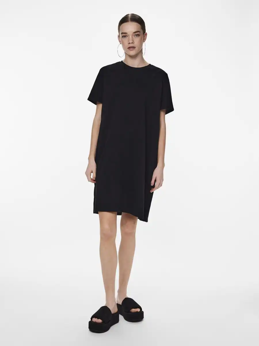 Pieces Sweat Dress - Loungewear Dress - Slaapshirt - Katoenen nachthemd
