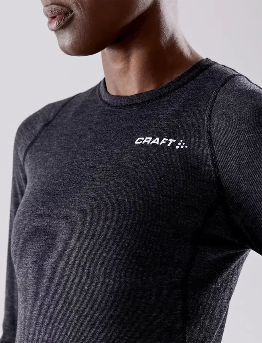 Craft Extra warm Merino wollen Thermoshirt dames - Lange Mouw - Warme Thermotrui voor vrouwen - Hoge hals