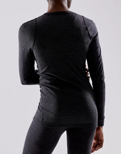 Craft Extra warm Merino wollen Thermoshirt dames - Lange Mouw - Warme Thermotrui voor vrouwen - Hoge hals Craft Extra warm Merino wollen Thermoshirt dames - Lange Mouw - Warme Thermotrui voor vrouwen - Hoge hals