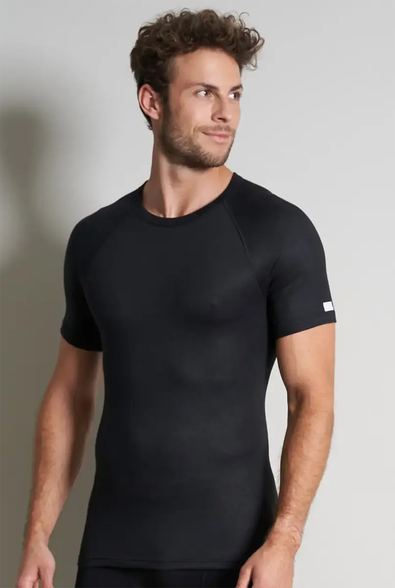 Ceceba heren thermo shirt Korte mouw - Thermo sport ondergoed mannen - Viscose