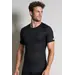 Ceceba heren thermo shirt Korte mouw - Thermo sport ondergoed mannen - Viscose - Zwart