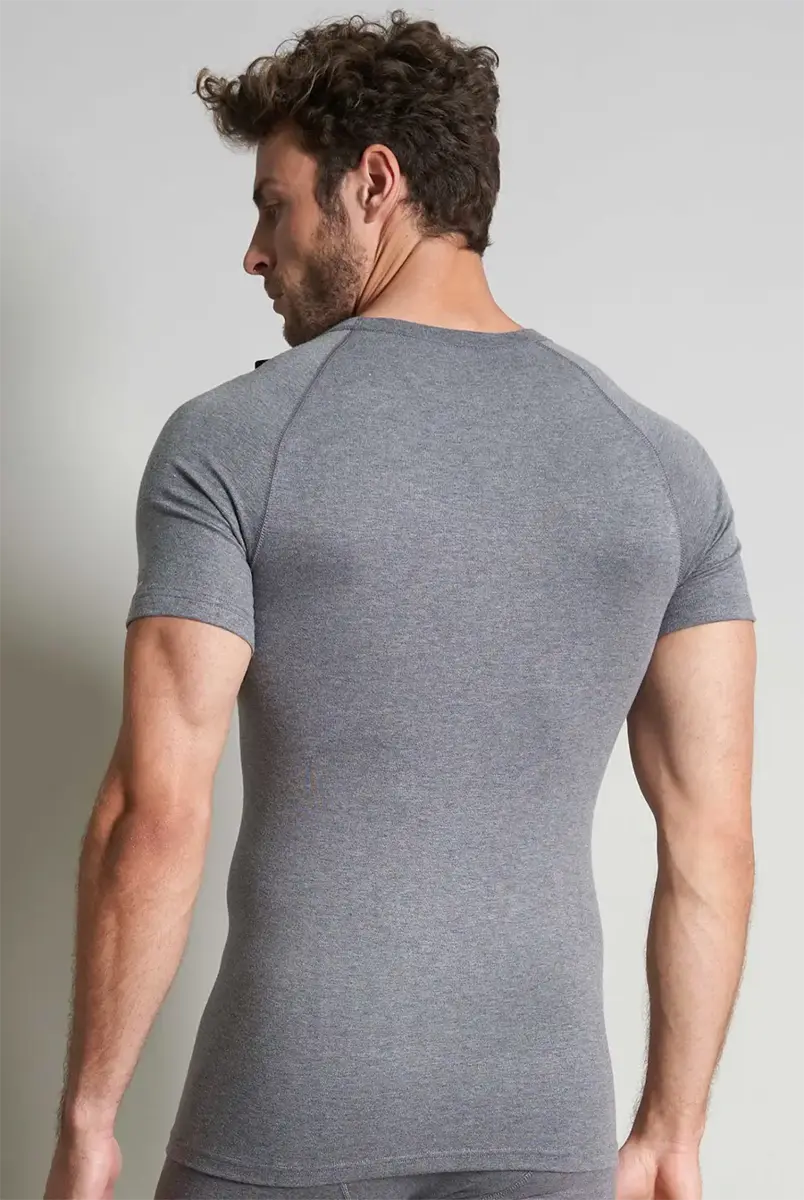 Ceceba heren thermo shirt Korte mouw - Thermo sport ondergoed mannen - Viscose