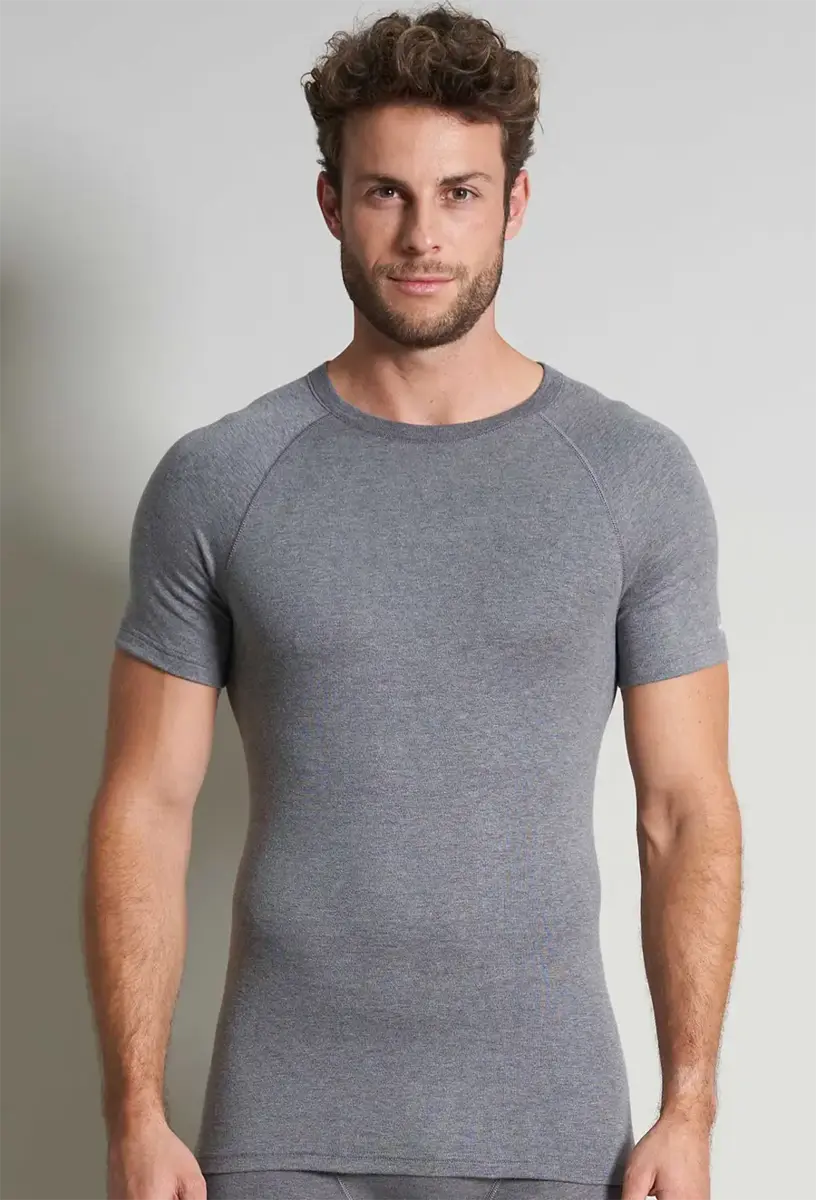 Ceceba heren thermo shirt Korte mouw - Thermo sport ondergoed mannen - Viscose