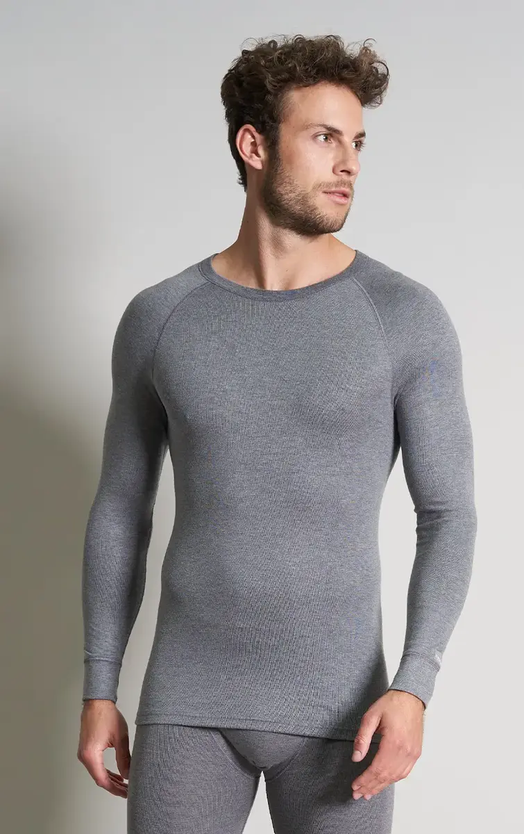 Ceceba heren thermo shirt Lange mouw - Thermisch ondergoed heren - Warm ondershirt met ronde hals - Viscose Ceceba heren thermo shirt Lange mouw - Thermisch ondergoed heren - Warm ondershirt met ronde hals - Viscose
