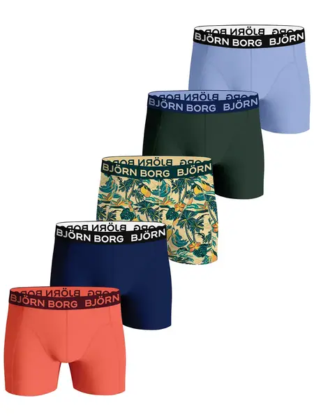 Bjorn Borg 5-Pack jongens boxershorts - Core - Multipack katoenen jongens onderbroeken Bjorn Borg 5-Pack jongens boxershorts - Core - Multipack katoenen jongens onderbroeken