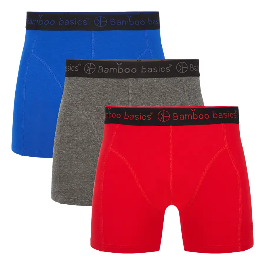 Bamboo Basics 3-pak heren boxershorts - Rico - Combi 012