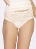Nina von C dames taille slip kant - Biologisch katoen - Katoenen kanten dames onderbroek - ondergoed