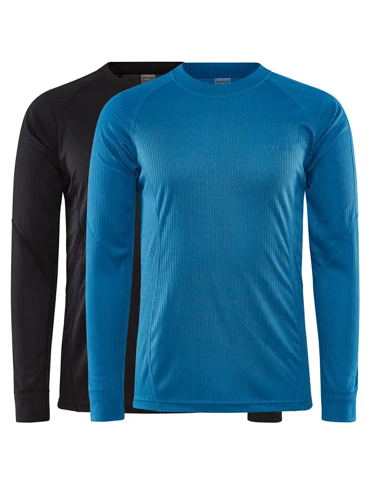 Craft 2-Pack Core - Thermoshirt lange mouw Heren - Ronde hals - Thermo ondergoed heren - Snel drogend
