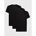 Calvin Klein 3-pack heren T-shirts - Crew neck - 100%  katoenen heren ondershirts met ronde hals en korte mouw - Zwart