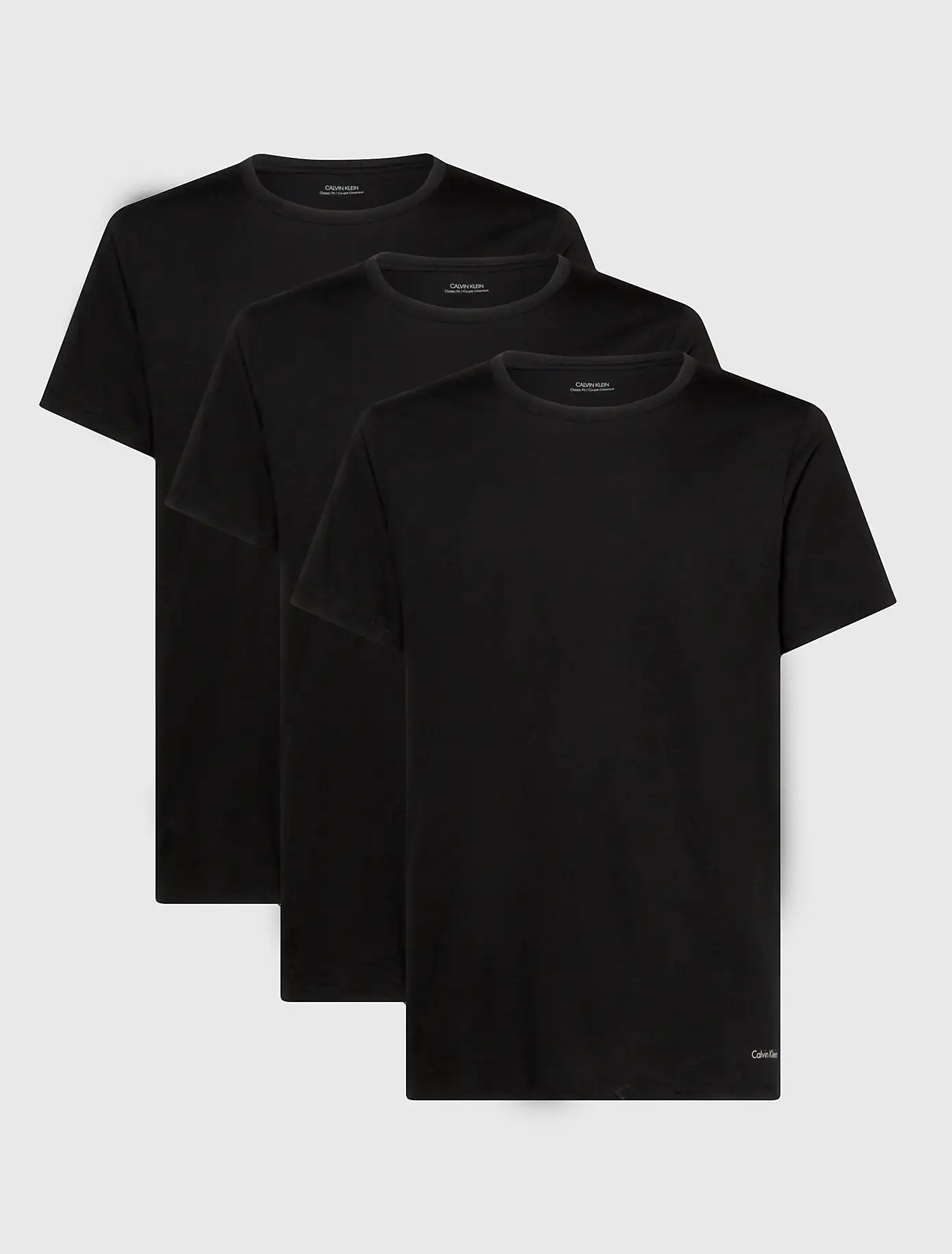 Calvin Klein 3-pack heren T-shirts - Crew neck - 100% katoenen heren ondershirts met ronde hals en korte mouw