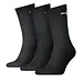 Puma 3-paar Crew sport sokken - Katoenen ademende sportsokken voor dames en heren - Zwart - Grijs - Donkerblauw - BlauwCombi