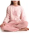 Cocodream fleece meisjes pyjama - Dream Big - maat 128
