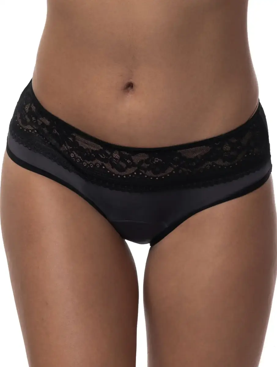 Dorina 2-pack incontinentie ondergoed - Hipster - Lace - Menstruatie slip - incontinentie broekjes