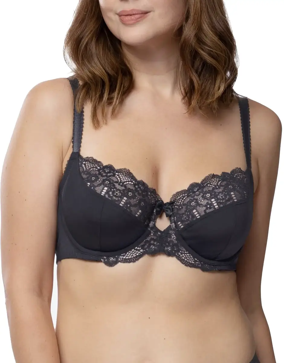 Dorina kanten bh zonder vulling - Celine - Stevige bh zonder vulling - Grote maten