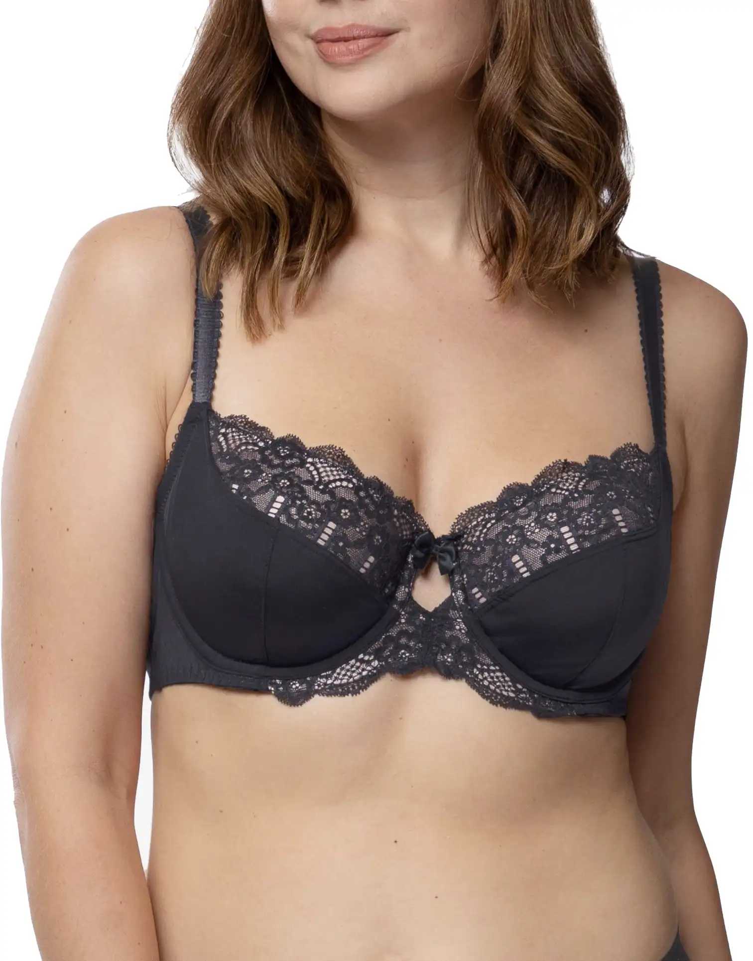 Dorina kanten beugel BH - Celine - Stevige bh zonder vulling - Grote maten