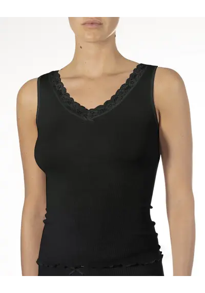Nina von C dames wollen Hemd met kant Nina von C dames wollen Hemd met kant